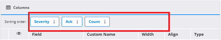 Assure1 Event Sorting