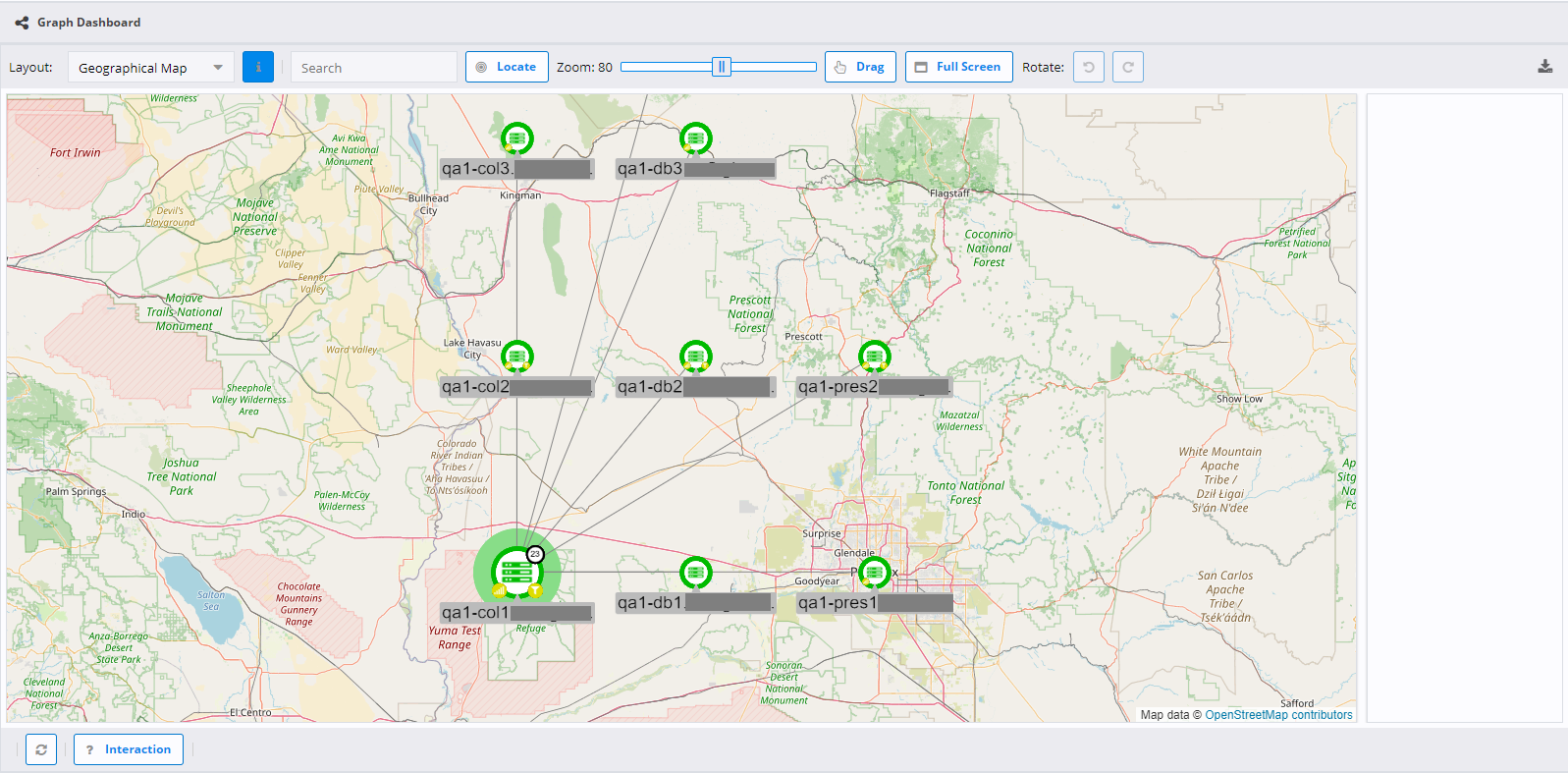 Geographic Map layout