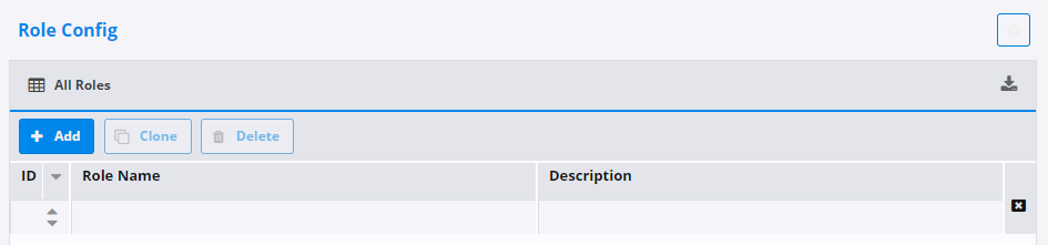 Standard Configuration Interface Search